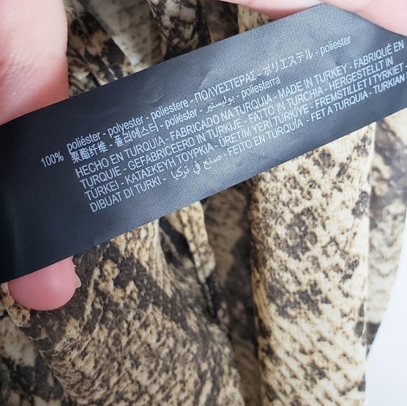 ZARA Veronica blouse in snakeskin - Picture 5 of 6
